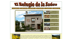 Desktop Screenshot of elrefugiodelasauca.es